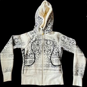 Lululemon special edition snowflake scuba hoodie